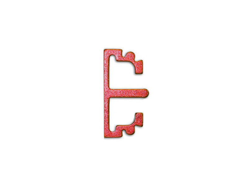 Airsoft Masterpiece Aluminum SV Puzzle Trigger Ring - Long Flat Red