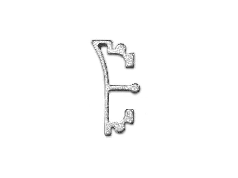Airsoft Masterpiece Aluminum SV Puzzle Trigger Ring - Enoz Silver