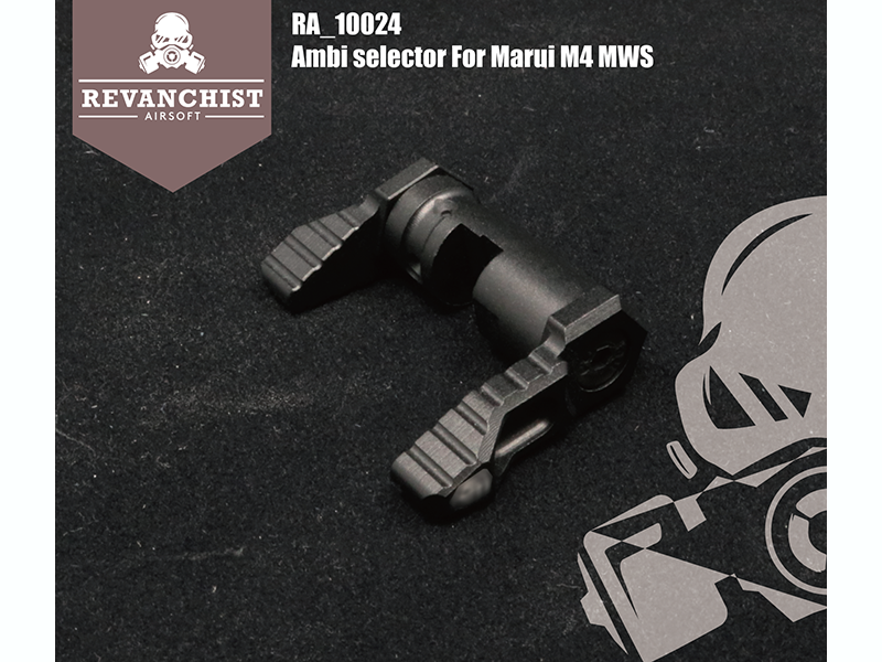 Revanchist Ambi Selector For Marui M4 AR MWS (Black)
