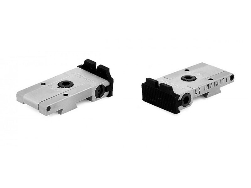 Airsoft Masterpiece Aluminum Rear Sight for Hi-CAPA - Infinity (Silver)
