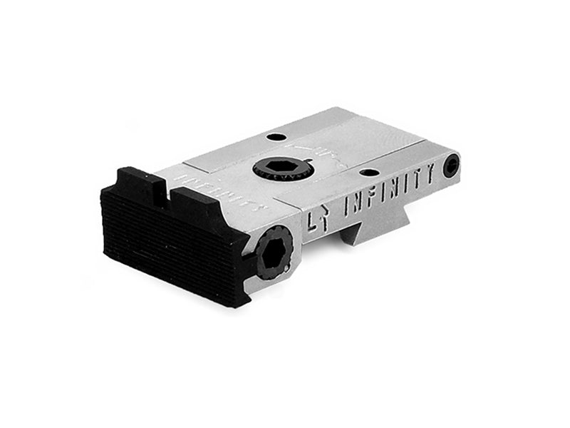 Airsoft Masterpiece Aluminum Rear Sight for Hi-CAPA - Infinity (Silver)