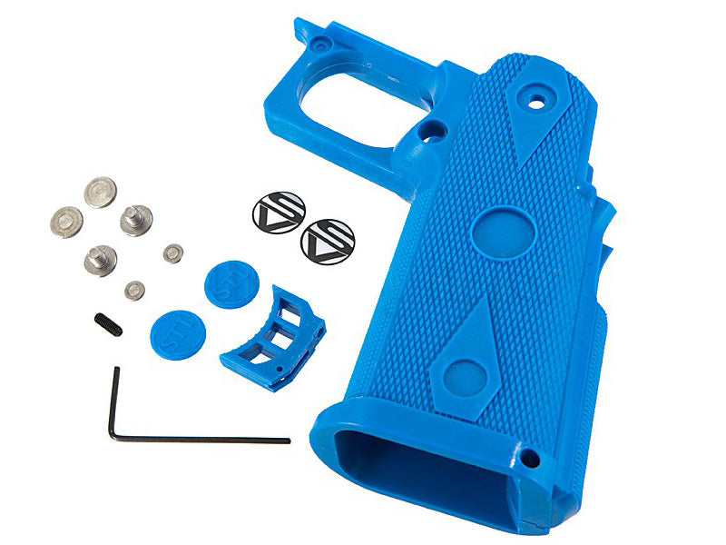 Shooters Design SV/STI Real Grip for Marui Hi-Capa 5.1 (Blue)