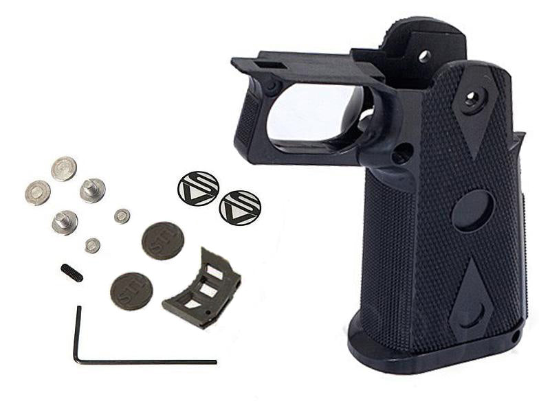 Shooters Design SV/STI Real Grip for Marui Hi-Capa 5.1 (Black)