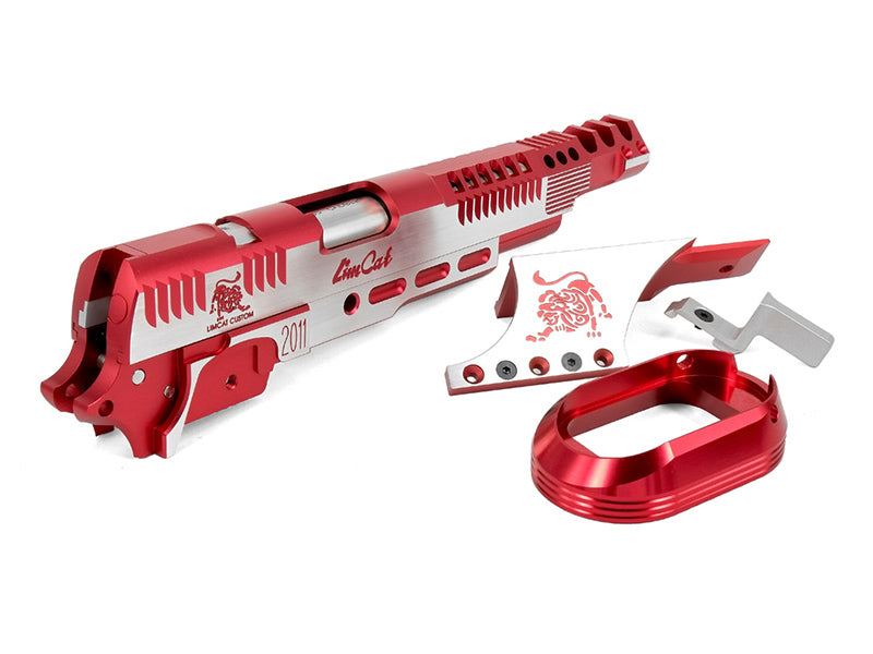 Airsoft Masterpiece Limcat SteelCat Open Slide Kit Set (Red)