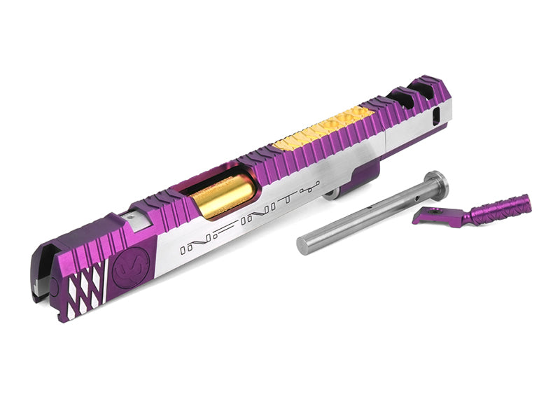 Airsoft Masterpiece Infinity IMM Cross ver. Open Slide (Purple, Two Tones)