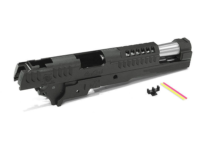 Airsoft Masterpiece LimCat Perfect Sight Standard Kit with Optic Front Sight (Black)