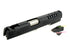 Airsoft Masterpiece LimCat Perfect Sight Standard Slide with Fiber Sights for Hi-CAPA (Black)