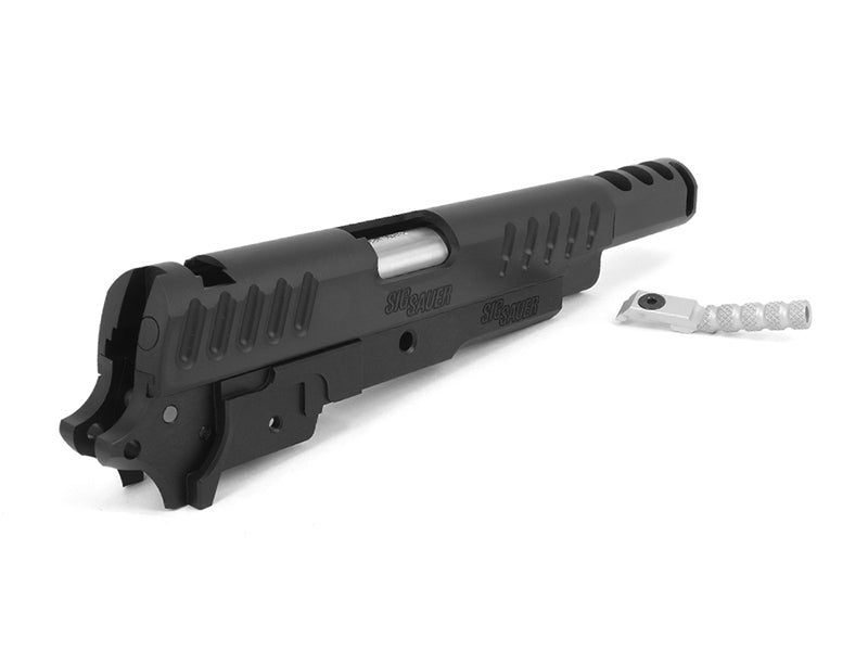 Airsoft Masterpiece SIG Sauer Bedell Custom Open Slide Kit Set (Black)