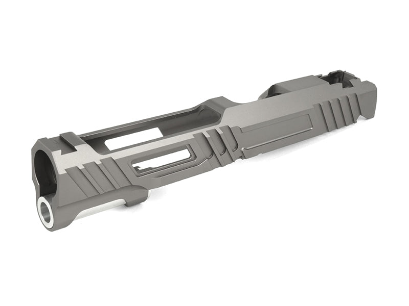 Airsoft Masterpiece Custom "HAWK" Standard Slide for Hi-CAPA/1911 (Titanium Grey)