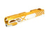 Airsoft Masterpiece Custom "X" Standard Slide for Hi-CAPA/1911 (Gold, Two Tone)