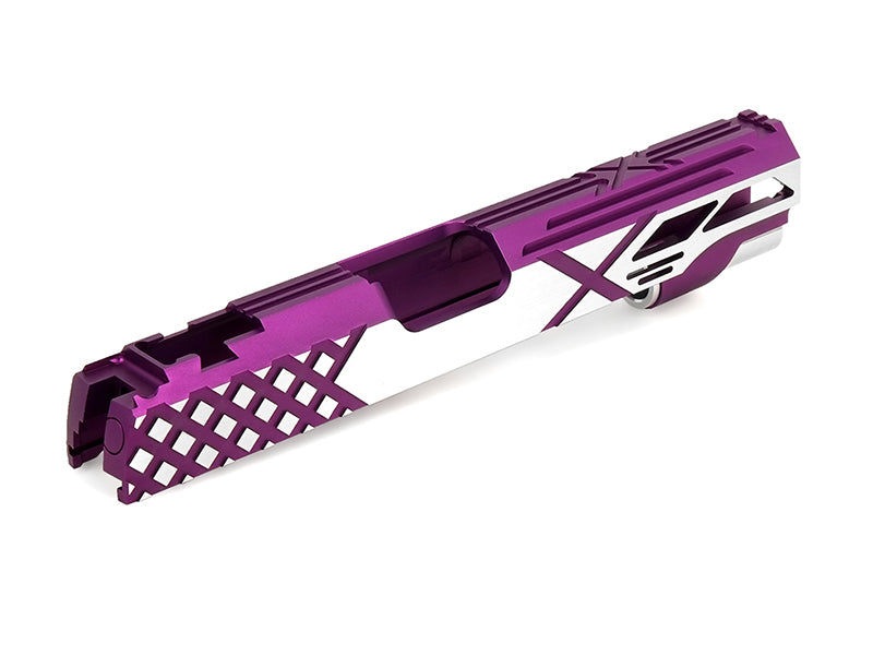 Airsoft Masterpiece Custom "X" Standard Slide for Hi-CAPA/1911 (Purple, Two Tone)