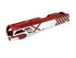 Airsoft Masterpiece Custom "X" Standard Slide for Hi-CAPA/1911 (Red, Two Tone)