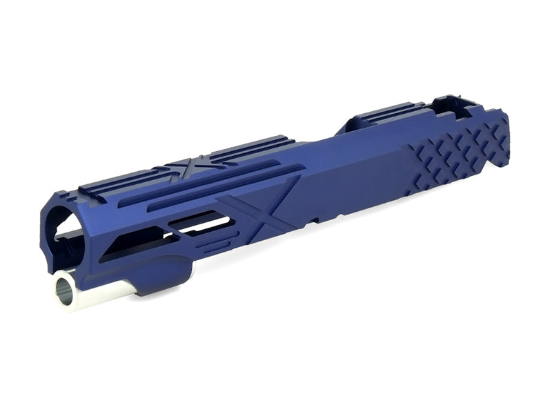 Airsoft Masterpiece Custom "X2" Standard Slide for Hi-CAPA/1911 (Dark Blue)