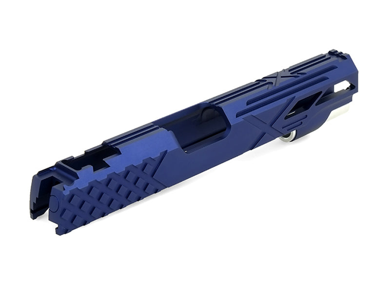 Airsoft Masterpiece Custom "X2" Standard Slide for Hi-CAPA/1911 (Dark Blue)