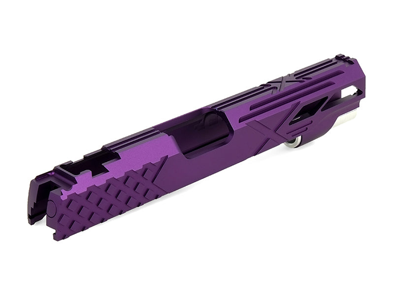 Airsoft Masterpiece Custom "X2" Standard Slide for Hi-CAPA/1911 (Purple)
