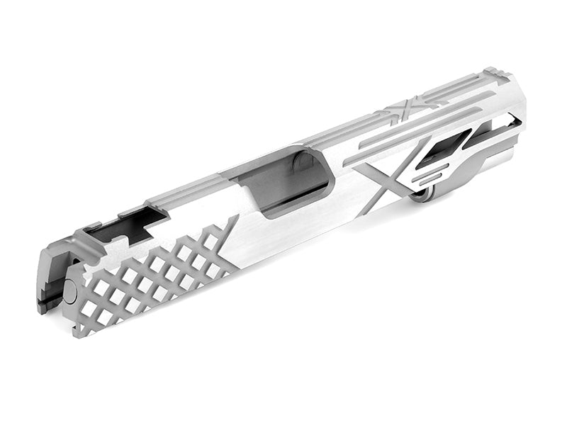 Airsoft Masterpiece Custom "X2" Standard Slide for Hi-CAPA/1911 (Silver)