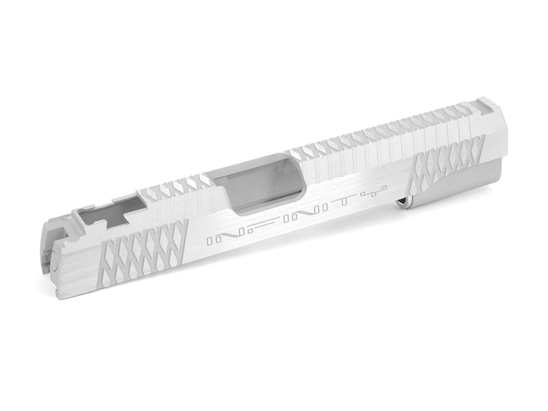 Airsoft Masterpiece Infinity Cross ver.3 Standard Slide for Hi-CAPA / 1911 (Silver)
