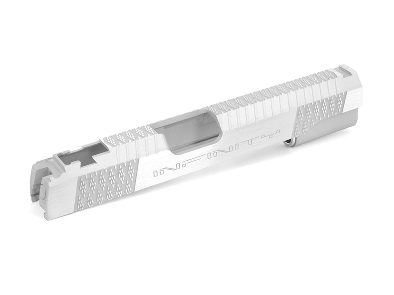 Airsoft Masterpiece Infinity Cross ver.4 Standard Slide for Hi-CAPA / 1911 (Silver)