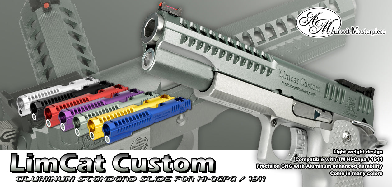 Airsoft Masterpiece LimCat Custom Standard Slide for Hi-CAPA / 1911