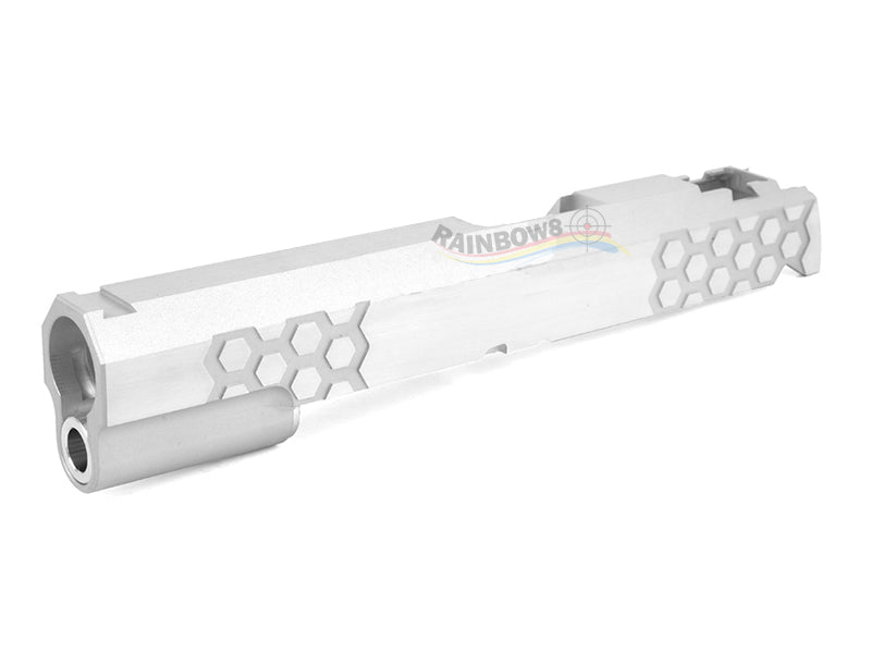 Airsoft Masterpiece STI Hex Tac Standard Slide for Hi-CAPA (Silver)