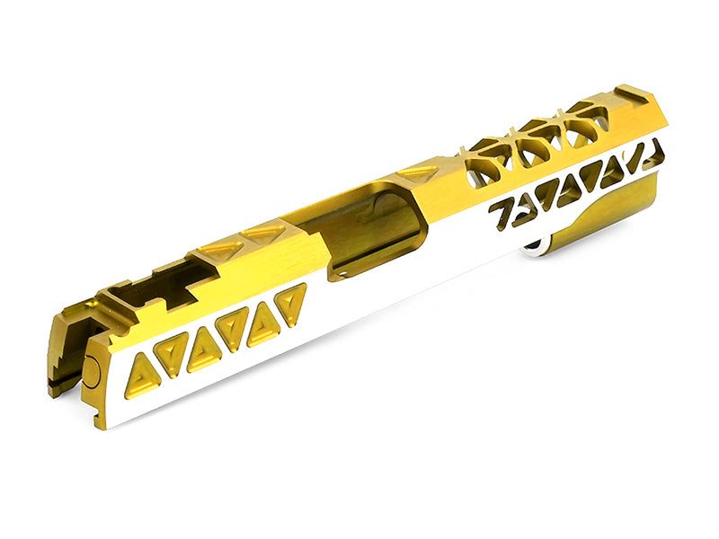 Airsoft Masterpiece Aluminum Triangles Slide (Gold TwoTone)