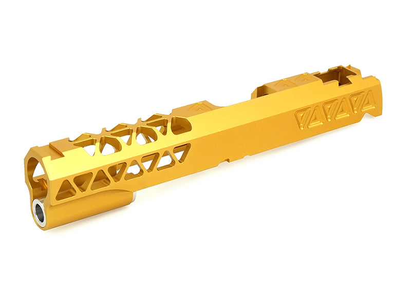 Airsoft Masterpiece Aluminum Triangles Slide For Hi-CAPA/1911 (Gold)