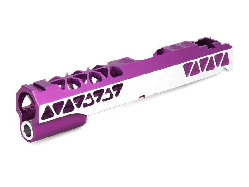 Airsoft Masterpiece Aluminum Triangles Slide (Purple TwoTone)