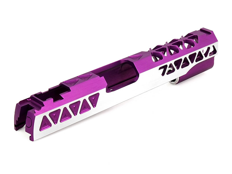 Airsoft Masterpiece Aluminum Triangles Slide (Purple TwoTone)