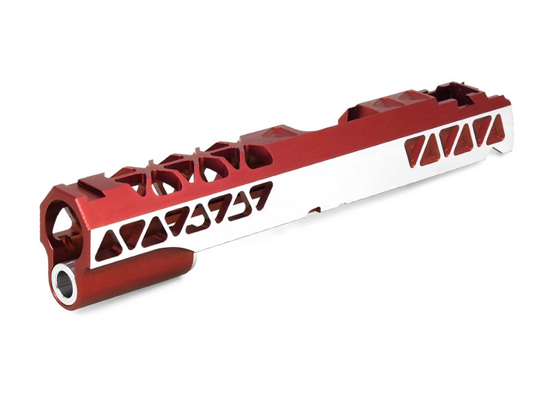 Airsoft Masterpiece Aluminum Triangles Slide (Red TwoTone)