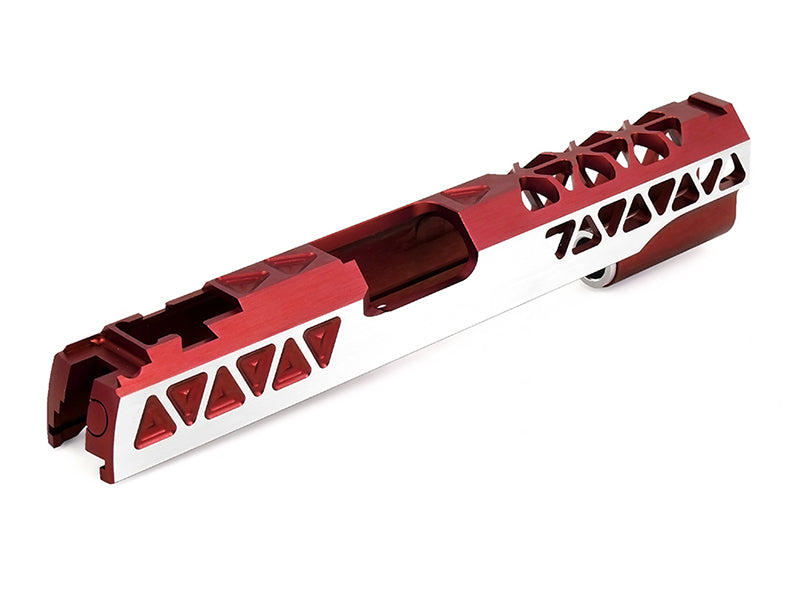 Airsoft Masterpiece Aluminum Triangles Slide (Red TwoTone)