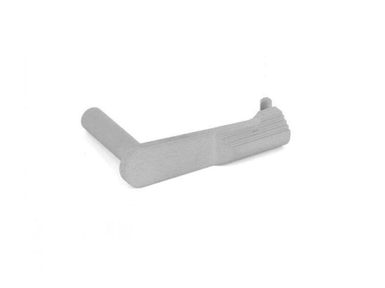 Airsoft Masterpiece CNC Steel Slide Stop - Type 1 - STI (Matt Silver)