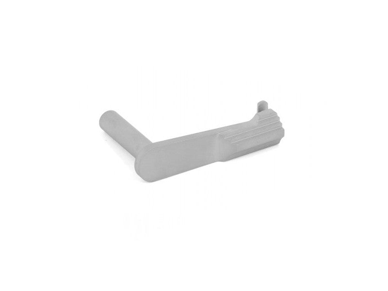 Airsoft Masterpiece CNC Steel Slide Stop - Type 2 - SV (Matt Silver)