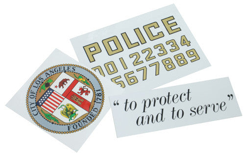 LAPD Police Sticker (For Car Door Set)