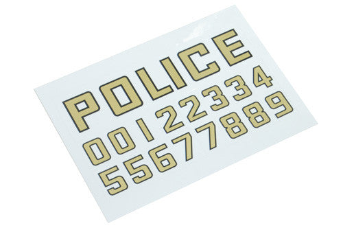 LAPD Police Sticker (Police/Number)