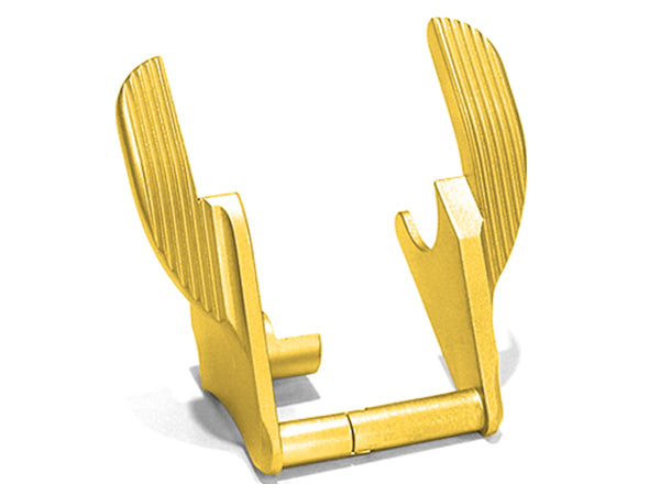 Airsoft Masterpiece Steel Thumb Safeties - STI (Gold)