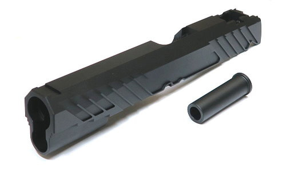 Dr. Black 5.1"Slides (Aluminum) Type 300 For TOKYO MARUI HI-CAPA5.1 - Black