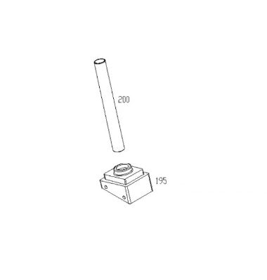 Magazine Inner Base Set (Part No.195 & 200) FOR KWA USP Series / HK45 Magazine