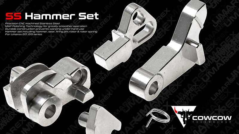 CowCow Stainless Steel Hammer Set For Umarex G17, G19 series