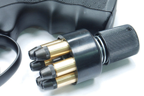 WG 703 Fullmetal Revolver 8" CO2 Pistol (Black K)