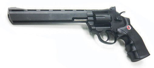 WG 703 Fullmetal Revolver 8" CO2 Pistol (Black K)