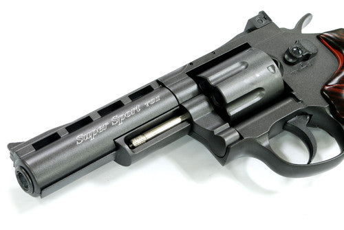 WG 701 Fullmetal Revolver 4" CO2 Pistol (Black)