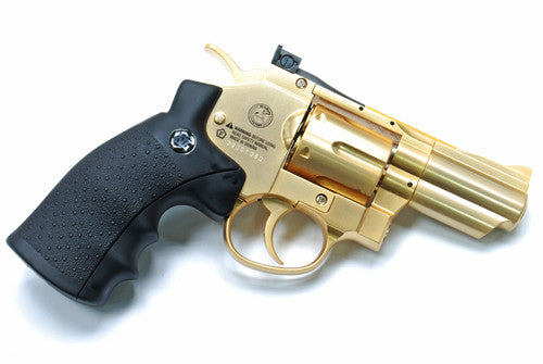 WG 708 Fullmetal Revolver 2.5" CO2 Pistol (Gold)