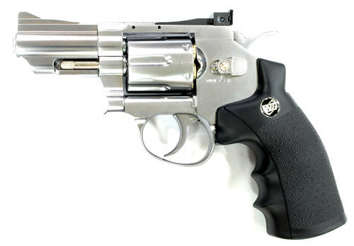WG 708 Fullmetal Revolver 2.5" CO2 Pistol (Silver)