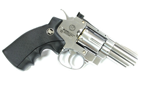 WG 708 Fullmetal Revolver 2.5" CO2 Pistol (Silver)