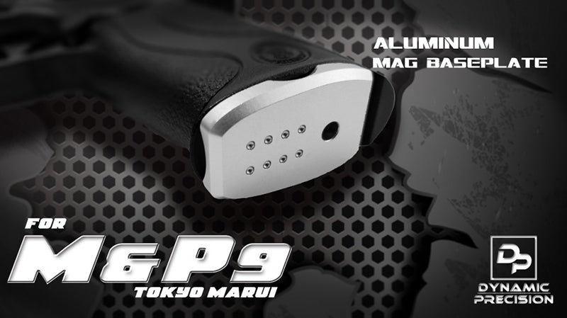 DP ALUMINUM MAG BASEPLATE FOR M&P9 GBB (SILVER)