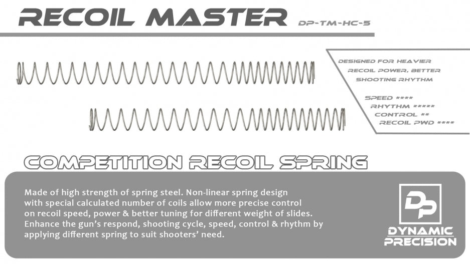 DP Recoil Master Competition Recoil Spring For Hi-capa