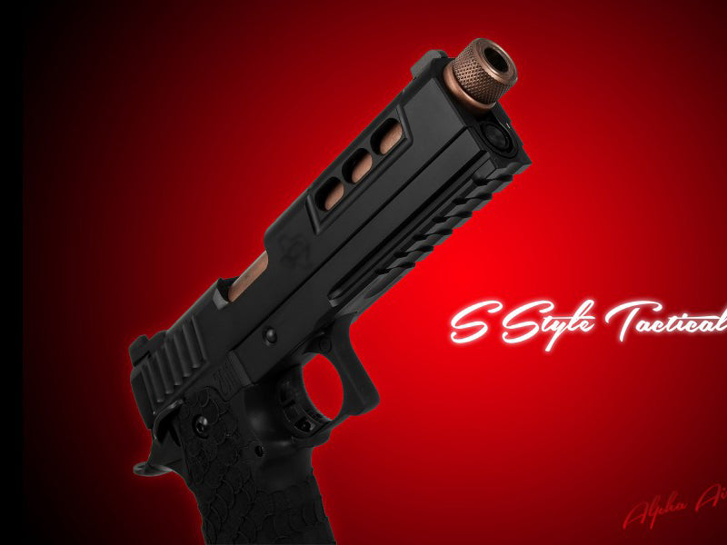 AA Custom Custom "STI Style Tactical" Racing (Hi-Capa) Gas BlowBack Pistol