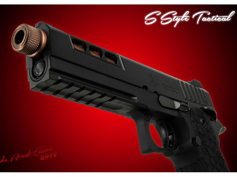 AA Custom Custom "STI Style Tactical" Racing (Hi-Capa) Gas BlowBack Pistol