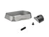 GunsModify SA Style Magwell Ver.2 For Marui G17 / 18C GBB (Silver)