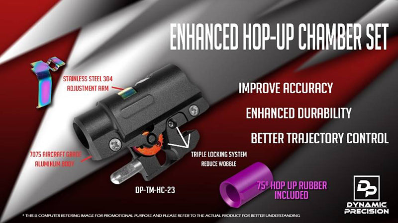 DP Enhanced Hop-up Chamber Set For Hi-Capa